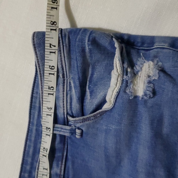 Abercrombie & Fitch Distressed Super Skinny Ankle Mid Rise Jeans Size 16/33 - Picture 11 of 13